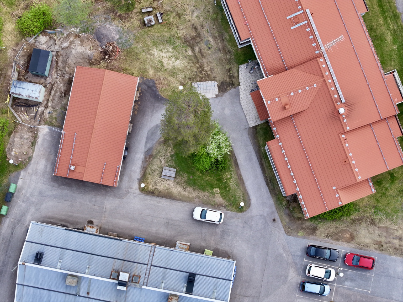 Kv. Lejonet, Skomakaregatan 53 från ovan.
